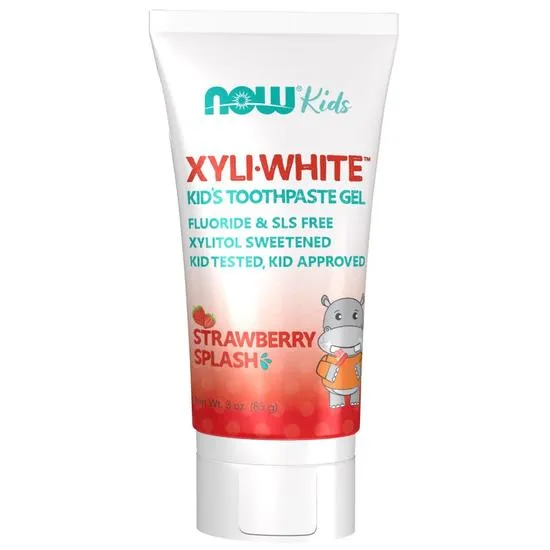 NOW Foods XyliWhite Kids Toothpaste Strawberry Splash