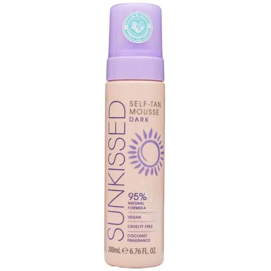 Sunkissed 95 Percent Natural Self Tan Mousse