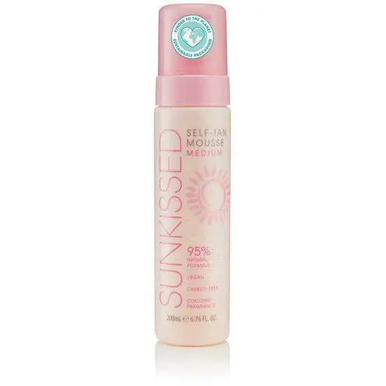 Sunkissed 95 Percent Natural Self Tan Mousse