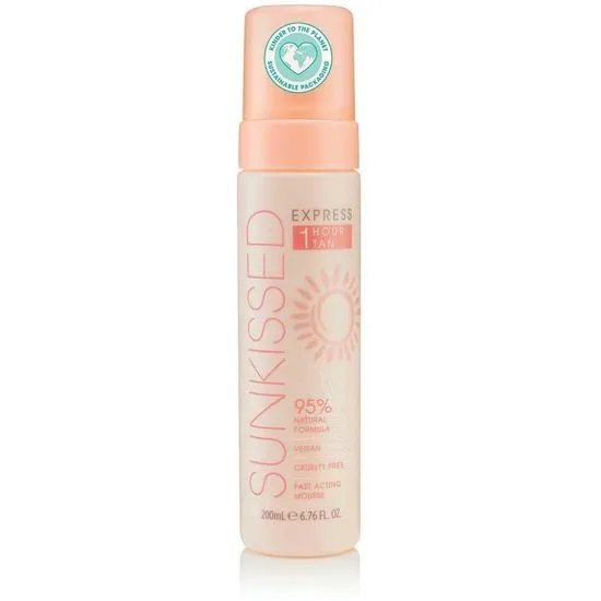 Sunkissed 95 Percent Natural Express 1 Hour Tan Mousse