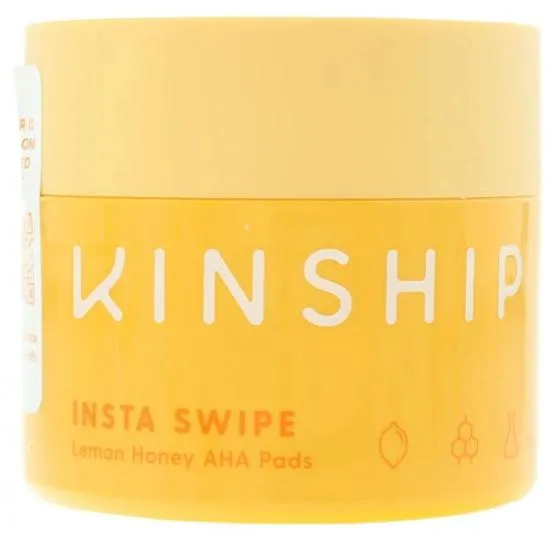 Kinship Insta Swipe Lemon Honey AHA Exfoliating Pads