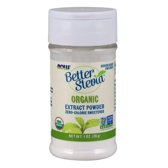 NOW Foods Better Stevia Extract Powder Organic