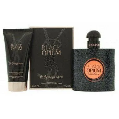 Yves Saint Laurent Black Opium Gift Set 50ml Eau De Parfum + 50ml Body Lotion