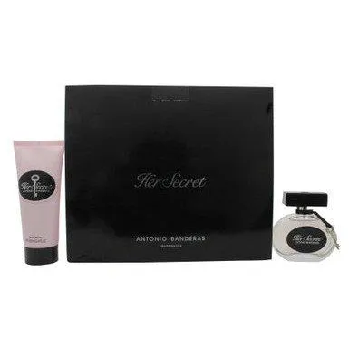 Antonio Banderas Her Secret Gift Set 50ml Eau De Toilette + 100ml Body Lotion