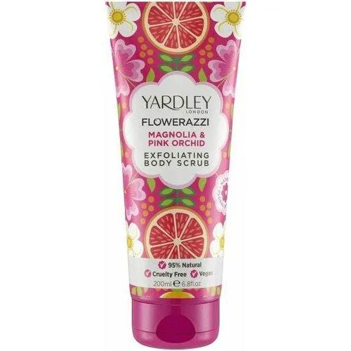 Yardley Flowerazzi Magnolia & Pink Orchid Body Scrub