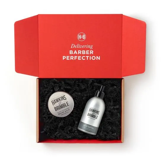Hawkins & Brimble Beard Shampoo & Balm Set