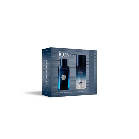 Antonio Banderas The Icon Eau De Toilette + Deodorant Spray Gift Set