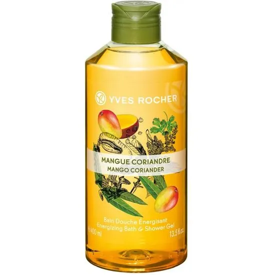 Yves Rocher Mango Coriander Energising Bath & Shower Gel