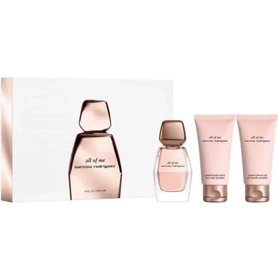 Narciso Rodriguez All Of Me Eau De Parfum 50ml, Body Lotion 50ml + Shower Gel 50ml Gift Set