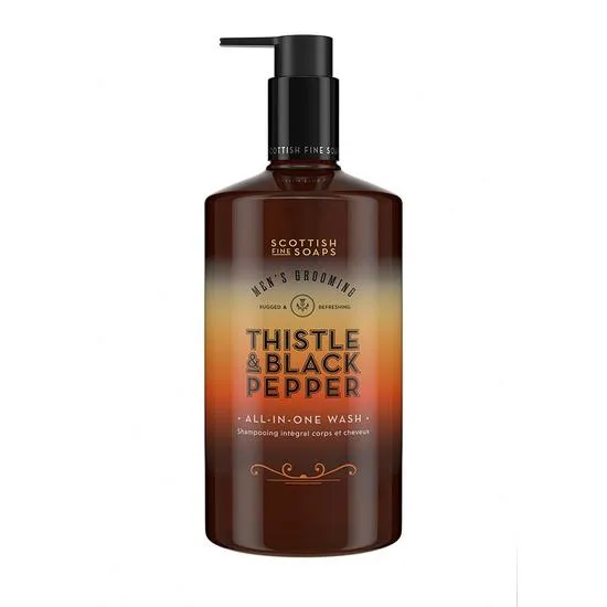 Scottish Fine Soaps Thistle & Black Pepper All-In-One Wash