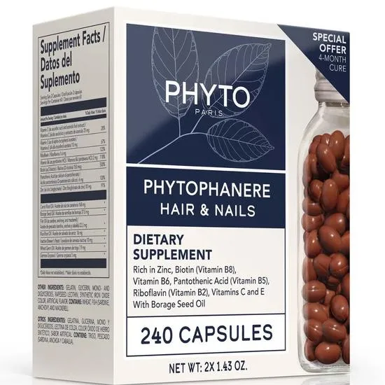 PHYTO PhytoPhanere Hair & Nails Supplement Duo Capsules