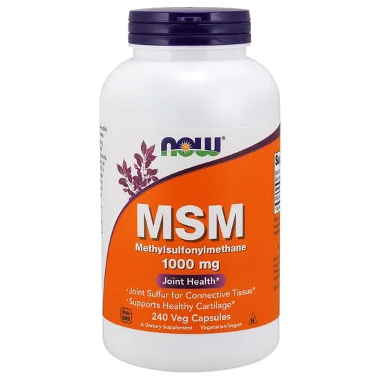 NOW Foods MSM Methylsulphonylmethane 1000mg Vegicaps