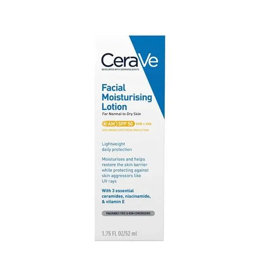 CeraVe AM Facial Moisturising Lotion SPF 50