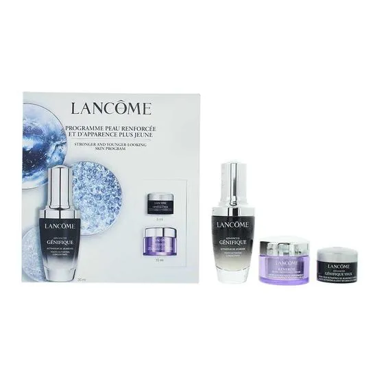 Lancôme Advanced Genifique Gift Set Serum 30Ml + Eye Cream 5Ml + Cream 15Ml