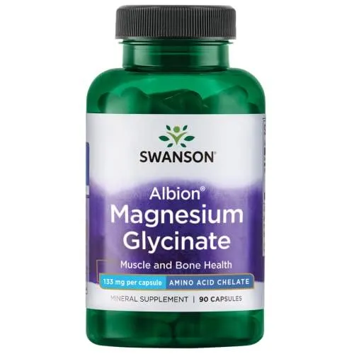 Swanson Albion Chelated Magnesium 133mg Capsules