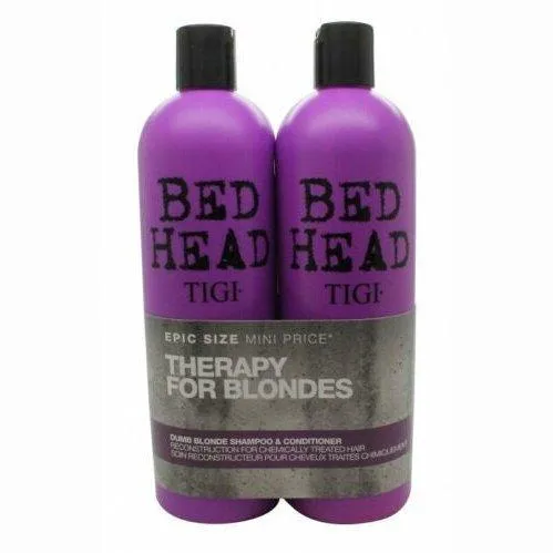 TIGI Duo Pack Bed Head Dumb Blonde Shampoo + Conditioner