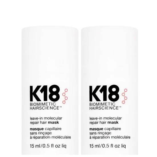 K18 Leave-In Molecular Repair Hair Mask 15Ml X 2