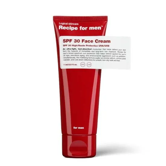 Recipe For Men SPF 30 Facial Moisturiser