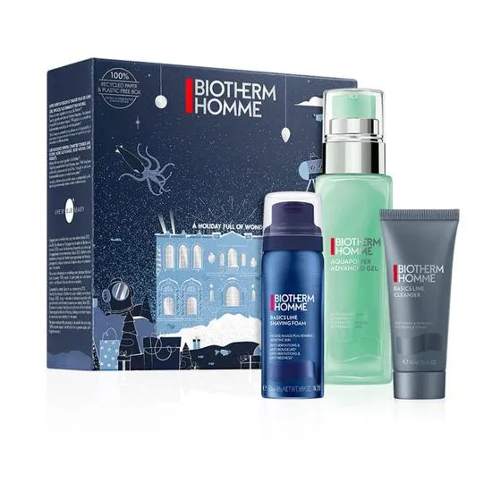 Biotherm Homme Aqua Power Gift Set Cleanser + Shaving Foam + Gel 75ml