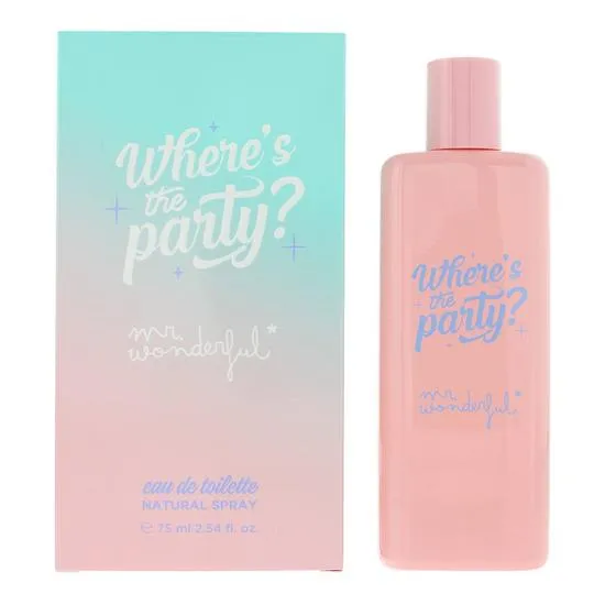Mr Wonderful Where's The Party? Eau De Toilette