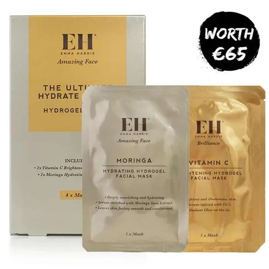 Emma Hardie The Ultimate Hydrate & Glow Hydrogel Masks