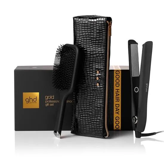 ghd Gold Hair Straightener Christmas Gift Set