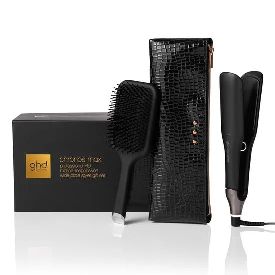 ghd Chronos Max Best Wide Plate Hair Straightener Christmas Gift Set