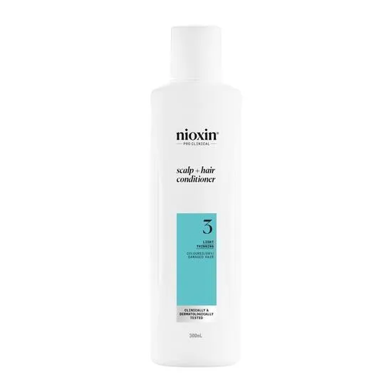 Nioxin Pro Clinical System 3 Conditioner For Coloured Hair With Light Thinning