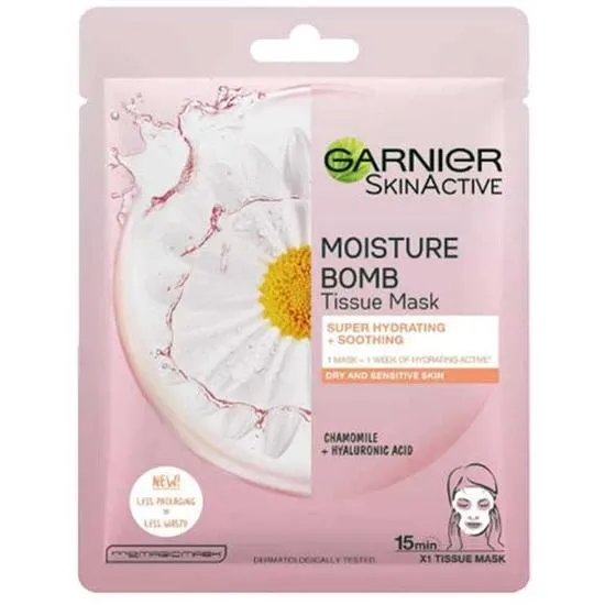 Garnier Skin Active Moisture Bomb Soothing Tissue Mask