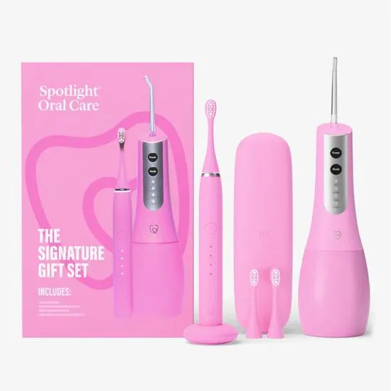 Spotlight Signature Gift Set Sonic Pro & UV Water Flosser