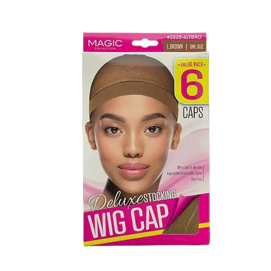 Magic Collection Deluxe Stocking Wig Cap 22256Ltbro