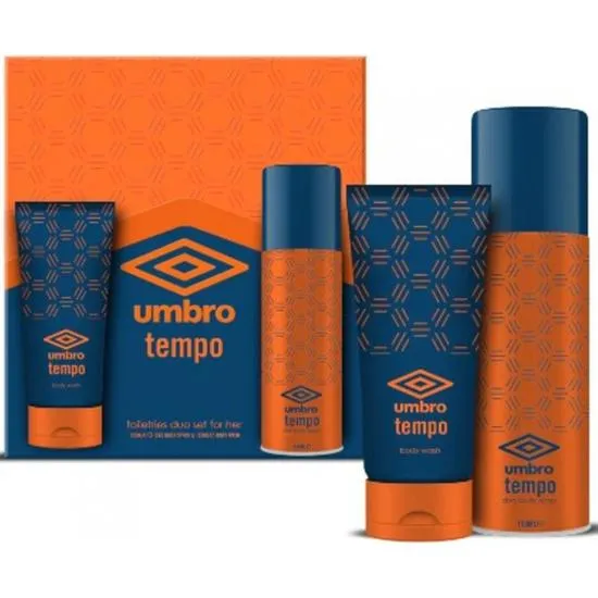 Umbro Velocita Gift Set 150ml Body Spray + 150ml Body Wash