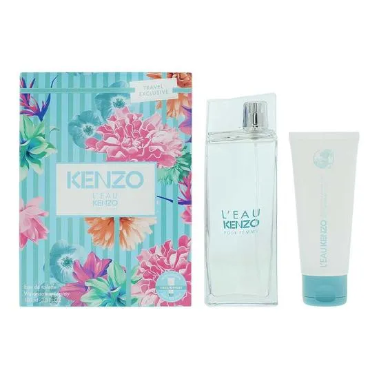Kenzo L'Eau Par Kenzo Gift Set 100ml Eau De Toilette + 75ml Body Gel