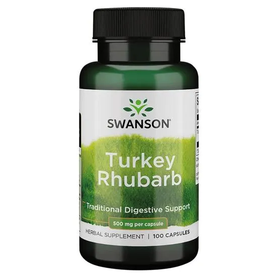 Swanson Turkey Rhubarb Capsules