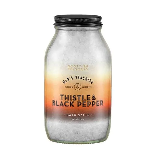 Scottish Fine Soaps Thistle & Black Pepper Bath Salts