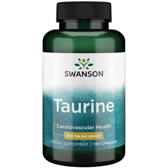 Swanson Taurine 500mg Capsules