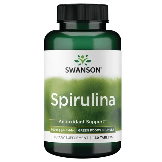 Swanson Spirulina 500mg Tablets
