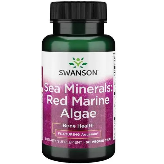 Swanson Sea Minerals Red Marine Algae Capsules