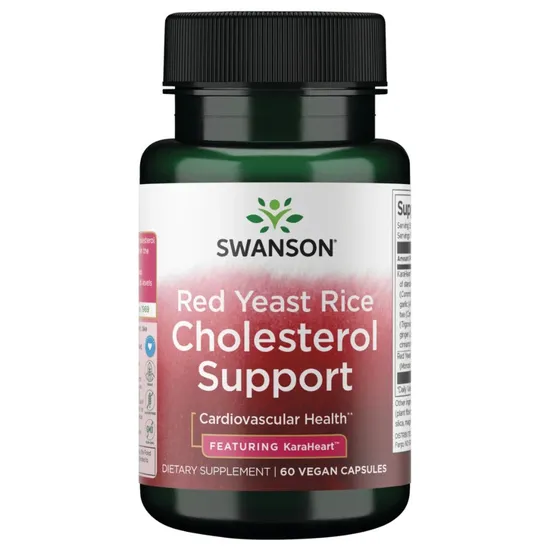 Swanson Red Yeast Rice Cholesterol Support Capsules