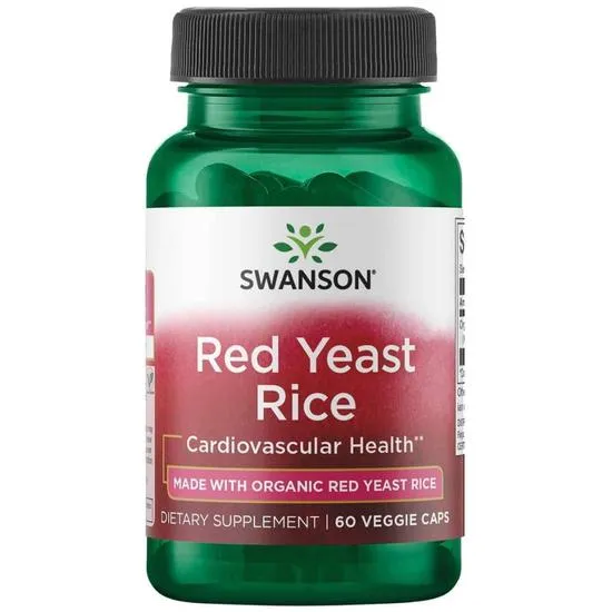 Swanson Red Yeast Rice 600mg Capsules
