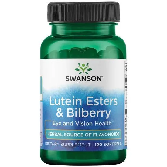 Swanson Lutein Esters & Bilberry Softgels