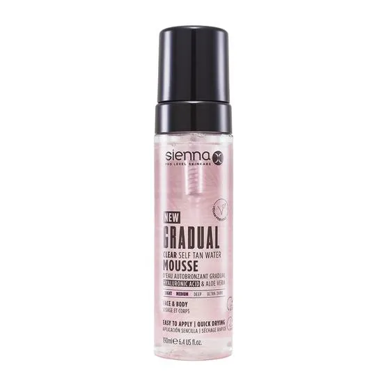 Sienna X Gradual Clear Self Tan Water Mousse