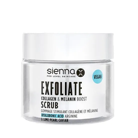 Sienna X Exfoliate Collagen & Melanin Boosting Scrub
