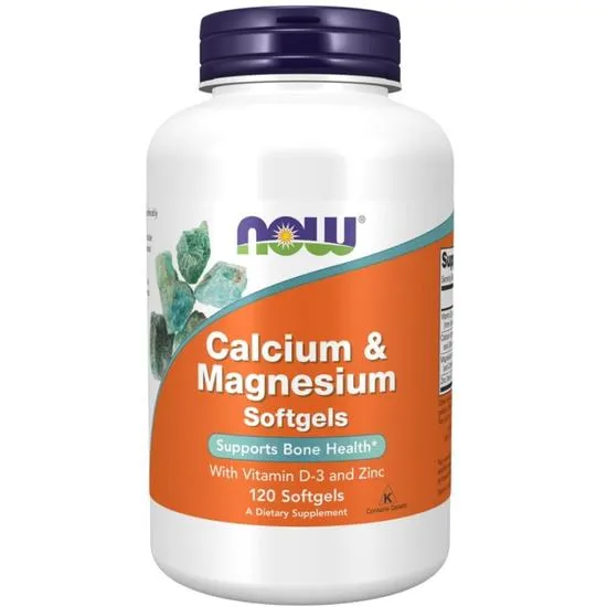 NOW Foods Calcium & Magnesium With Vit D & Zinc