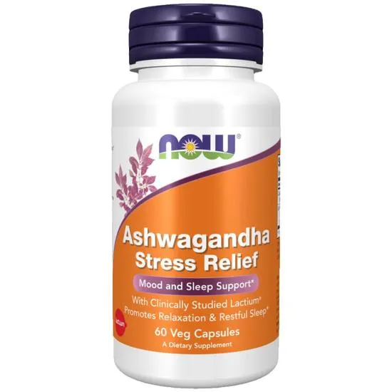 NOW Foods Ashwagandha Stress Relief Capsules