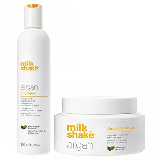 milk_shake Argan Shampoo & Argan Deep Treatment Duo