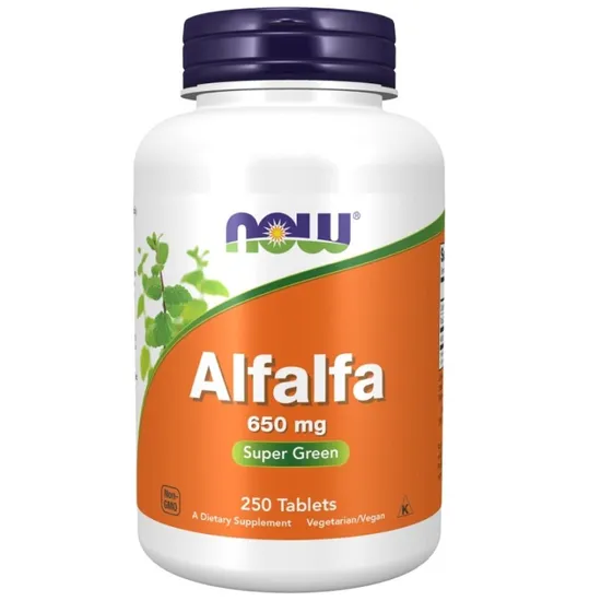 NOW Foods Alfalfa 650mg Tablets