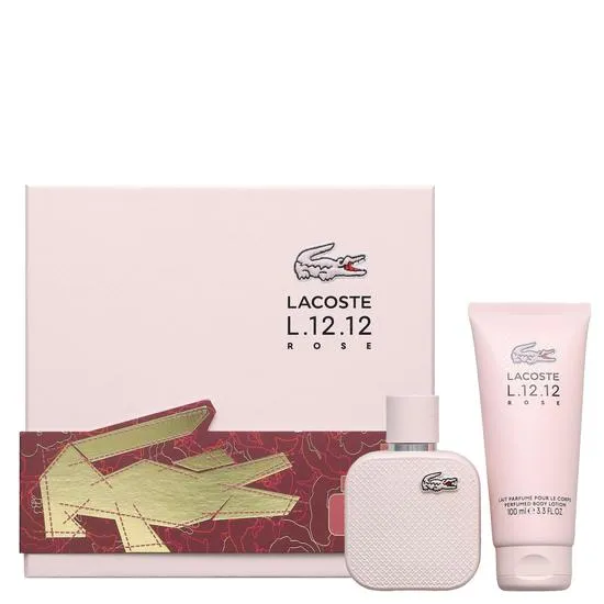 Lacoste L.12.12 Rose Eau De Parfum Gift Set