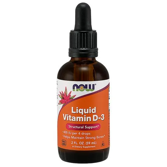 NOW Foods Vitamin D-3 Liquid, 400 IU