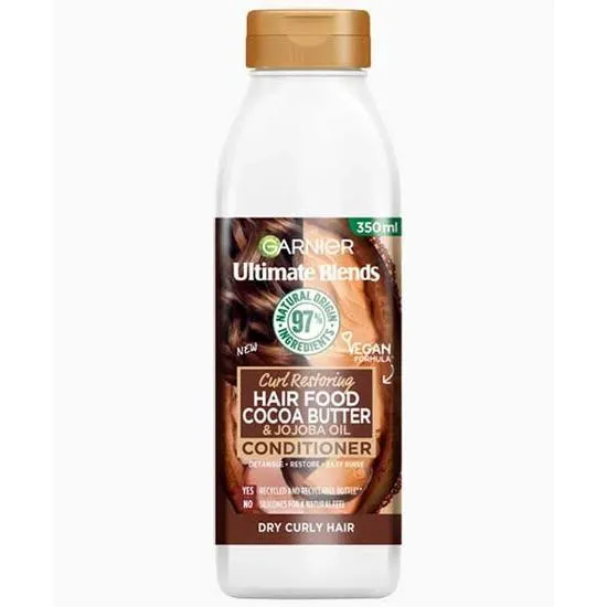 Garnier Ultimate Blends Curl Restoring Cocoa Butter & Jojoba Oil Hair Food Conditioner